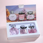 30ml X 3 Women's Perfume Set Floral Fruity Chypre Eau De Parfum Long-Lasting Fresh Scent Gift Box