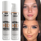 1PC Profession Liquid Foundation Oil-control Cover Matte Base Cream Concealer Waterproof Sweat-resistant Face Korean Makeup Gift