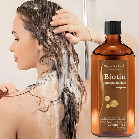 Biotin hair Growth shampoo anti-hair loss treatment for men and women rapid thickening and re-oil beauty health