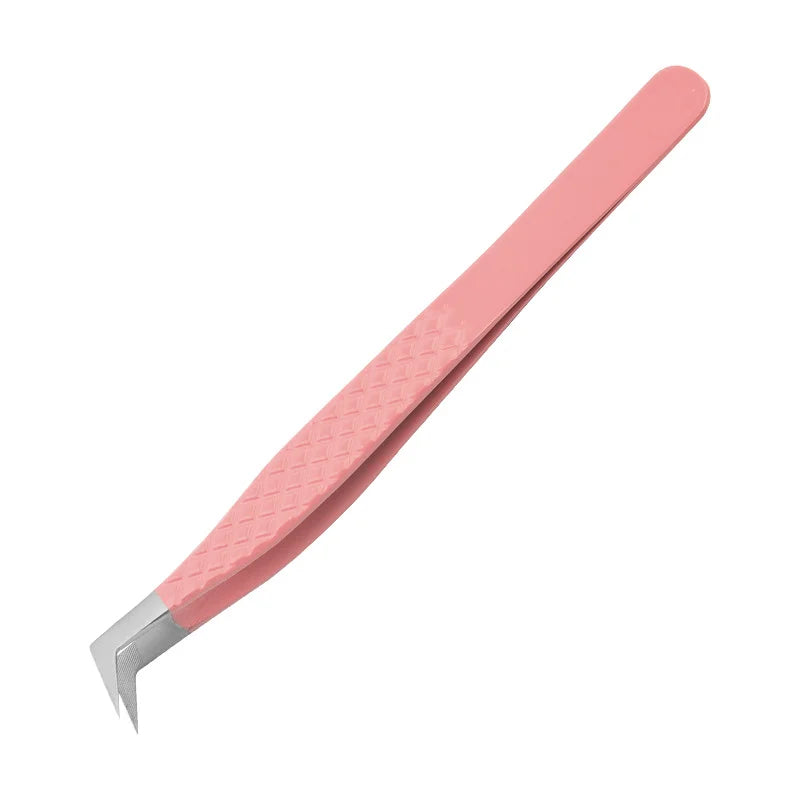 1PC Anti-static Precision Fiber Tip Tweezer Eyelash Extension Eyebrow Set Stainless Steel Beauty Precision Tweezers Makeup Tools