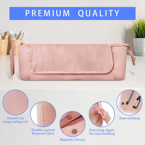 Hair Tools Travel Bag and Heat Resistant Mat, 2 in 1 Organizer Hair Travel Case for Curling Iron,Hair Straightener,Hair Dryers ﻿