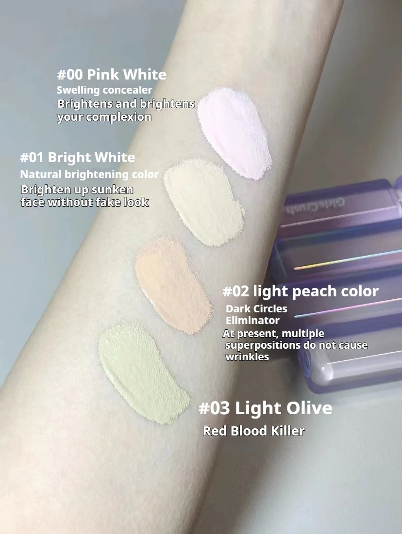 Girlscrush Liquid Concealer Facial Brightening Velvet Sunscreen Mark Expand Moisture Skin Application Holding Makeup