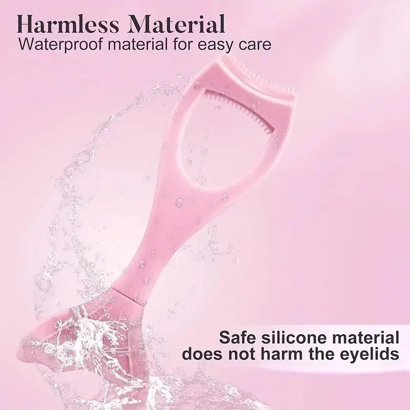 Effortless Winged Eyeliner Stencil Kit - Precision Silicone Tips for Cat Eye, Brow Pencil, & Smoky Shadow Guide - Reusable