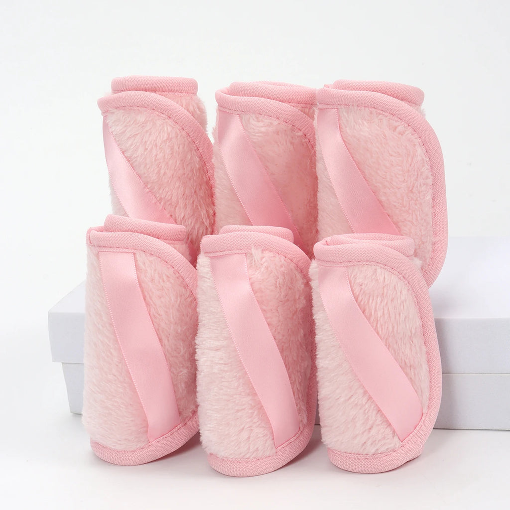 1020 Long Bandage Cleaning Wipes 6Pcs, Machine Washable, Reusable Makeup Remover Tools, Suitable for All Skin Types