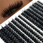 60D/80D Mink Eyelashes 100/280 Bundles Natural Eyelash extension 3D Russia Volume Individual Eyelash Cluster Makeup Tools Lashes
