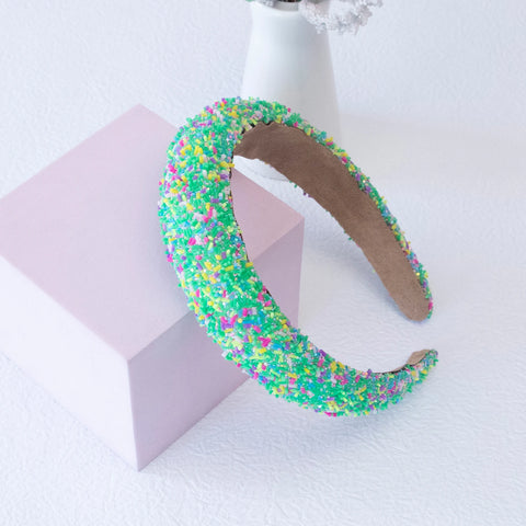 Sponge Padded Hairband Wide Headband Candy Color Headbands Adult Hair Jewley Accessories for Women Girls