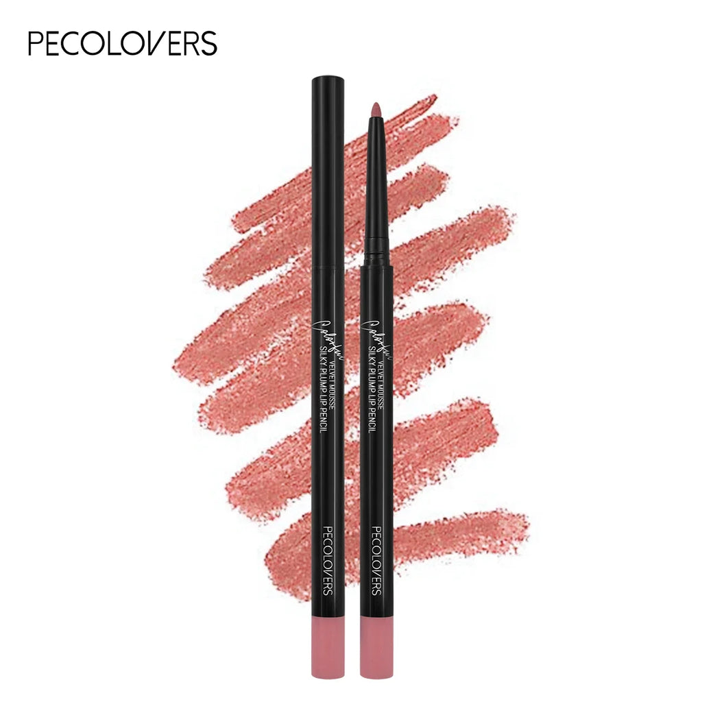 Nude Matte Lip Liner Pencil Lipstick Tint Makeup Waterproof Lasting Non-stick Lipstick Lip Liner Cosmetic
