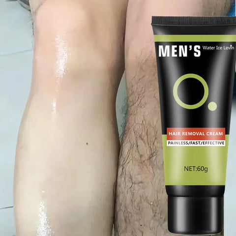 Hair Removal Cream - Mild and Effective, Suitable for Chest, Arms, Beard and Armpits, No Beverage Required, 60g