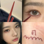 12 Colors Eyeliner Pencil Smooth Wine Red Soft High Pigment Eye Liner Pen Waterproof Matte Aegyosal Lying Silkworm Eyes Makeup