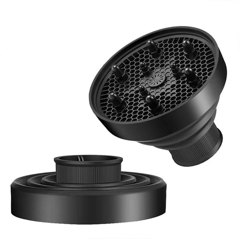 Salon Tool Universal Silicone Hairdryer Diffuser Cover Adjustable Foldable Temperature Resistant Dispersing Drying Hair Dryer