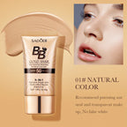 SADOER Gold Snail Oil-Control Matte BB Cream Foundation Concealer Moisturizing Isolation Cream SPF50+PA+++ 40g