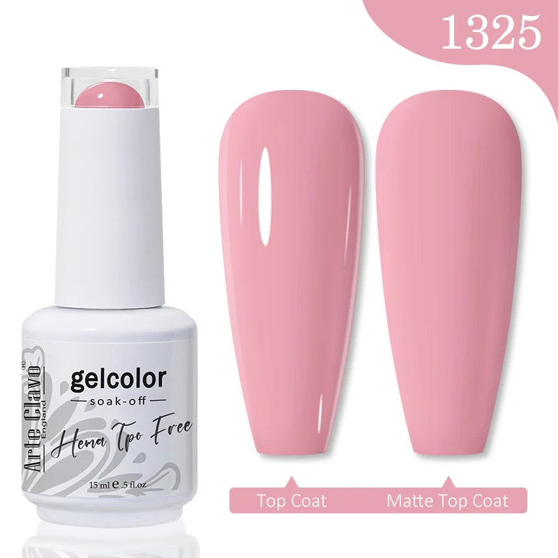 Arte Clavo Hema Free TPO Free Nail Gel Polish Nail Supplies Vernis Semi Permanent Nail Art Manicure Soak Off UV Gel Nail Varnish