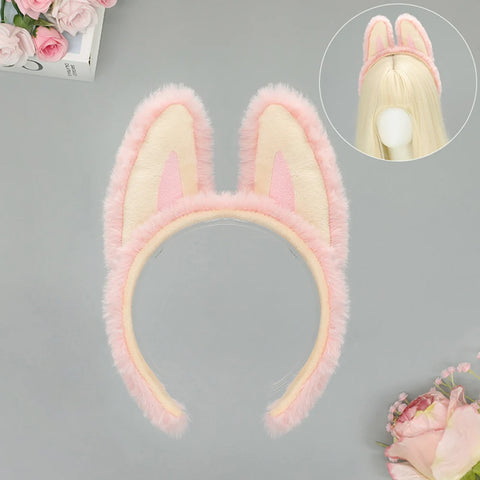 Cute Plush Antler Headband Fashion Cosplay Deer Ear Head Hoop Lolita Hair Bands Holiday Party Christmas Women Hair Accessories