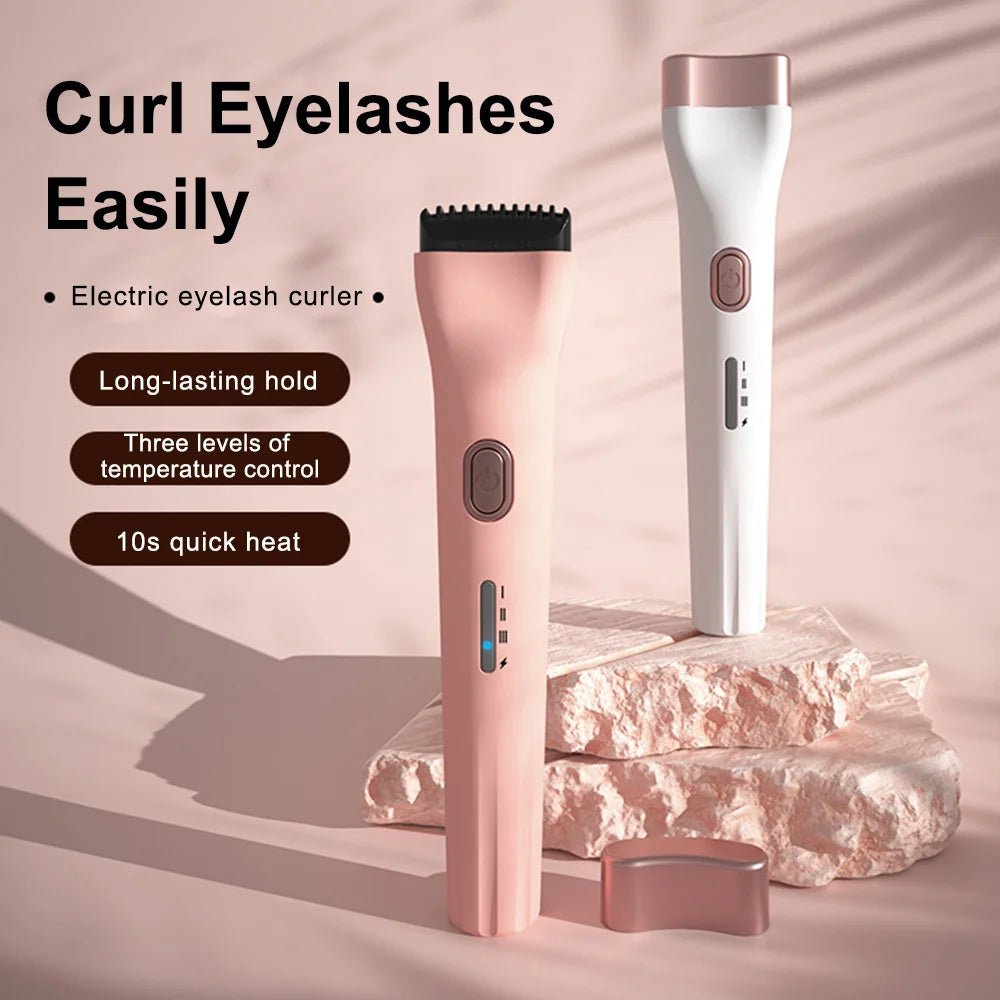 5D Electric Heated Eyelash Curler Premium Usb Rechargeable Long-Lasting Eyelash Ironer Effective Eye Makeup Tool
