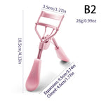 Professional Stainless Steel Eyelash Curler with Comb Tweezers Natural Curling Eyelash Clip Cosmetics Eye Makeup Beauty Tools