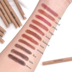 Luxury Matte Lip Liner Long-Lasting Smooth Brown Application for Perfect Outline & Filling, Versatile Shades for All Skin Types