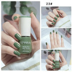 No-bake Nail Polish Nail Art Tearable Quick Dry Normal Without Lamp Nail Polish Glitter Sequins UV Varnish Nails Tools