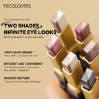 Double Color Eyeshadow Stick Glitter Highlight Shadow Stick Eye Makeup Waterproof Lasting Shimmer Metallic Eyeshadow Makeup