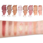 40-Color Eyeshadow Palette:Matte/pearlescent, brown/macaron. Quality, nice eyes.Dating,festivals,beach.Vibrant,durable;gift set.