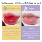 Transparent Honey Pot Lip Mask Moisturizes, Moisturizes, Lightens Lip Lines, Sleep Lip Mask, and Lip Care