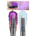 CHARMACY 2 In 1 Multichrome Eyeshadow Sticks High Pigmented Glitter Eyeshadow Waterproof Eye Shadow Pen Metallic Makeup 6 Color