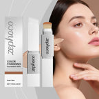 Deep Shade 2-in-1 Color Adjusting Foundation Stick Lightweight Moist Natural Smooth Sheer Coverage Non Cakey Makeup