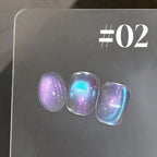 12ML 1-6PCS Popular Winter Internet Celebrity Hot-selling Northern Lights Cat Eye Magnet Gel Nail Polish Nail Art Nail Supplies