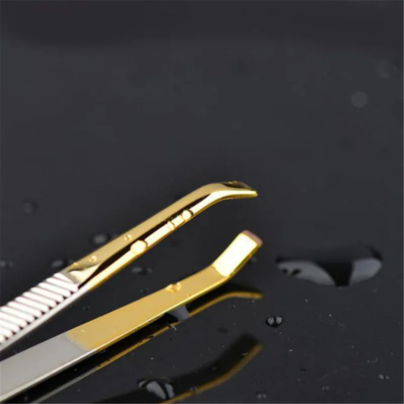 1PC Eyebrow Tweezer Stainless Steel Slant Tip Eyes Tweezer Clip For Face Hair Removal Make Up Tools Pince  Epiler