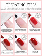 1-12pcs WS Carnival Party Broken Diamonds Nail Gel Polish Summer New Super Flash Quick Dry Long Lasting Nail Art Nail Supplies