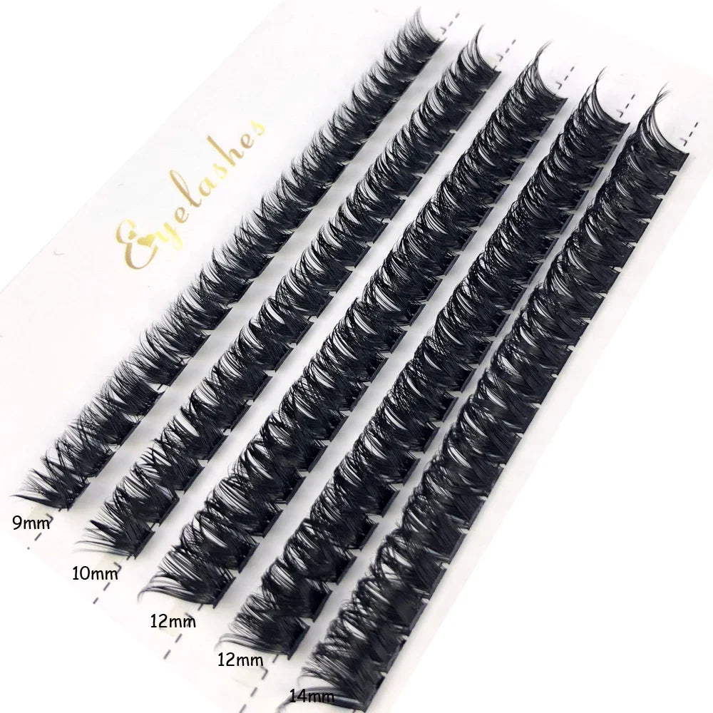 60D/80D Mink Eyelashes 100/280 Bundles Natural Eyelash extension 3D Russia Volume Individual Eyelash Cluster Makeup Tools Lashes