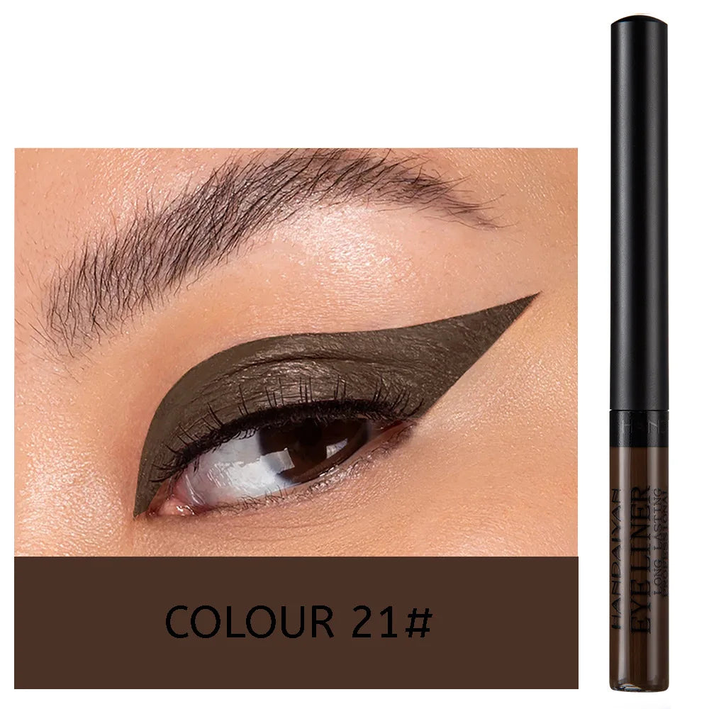 Waterproof Matte Liquid Eyeliner Long Lasting Quick Dry Non Smudging UV Luminous Gel Makeup for Smokey Eyes