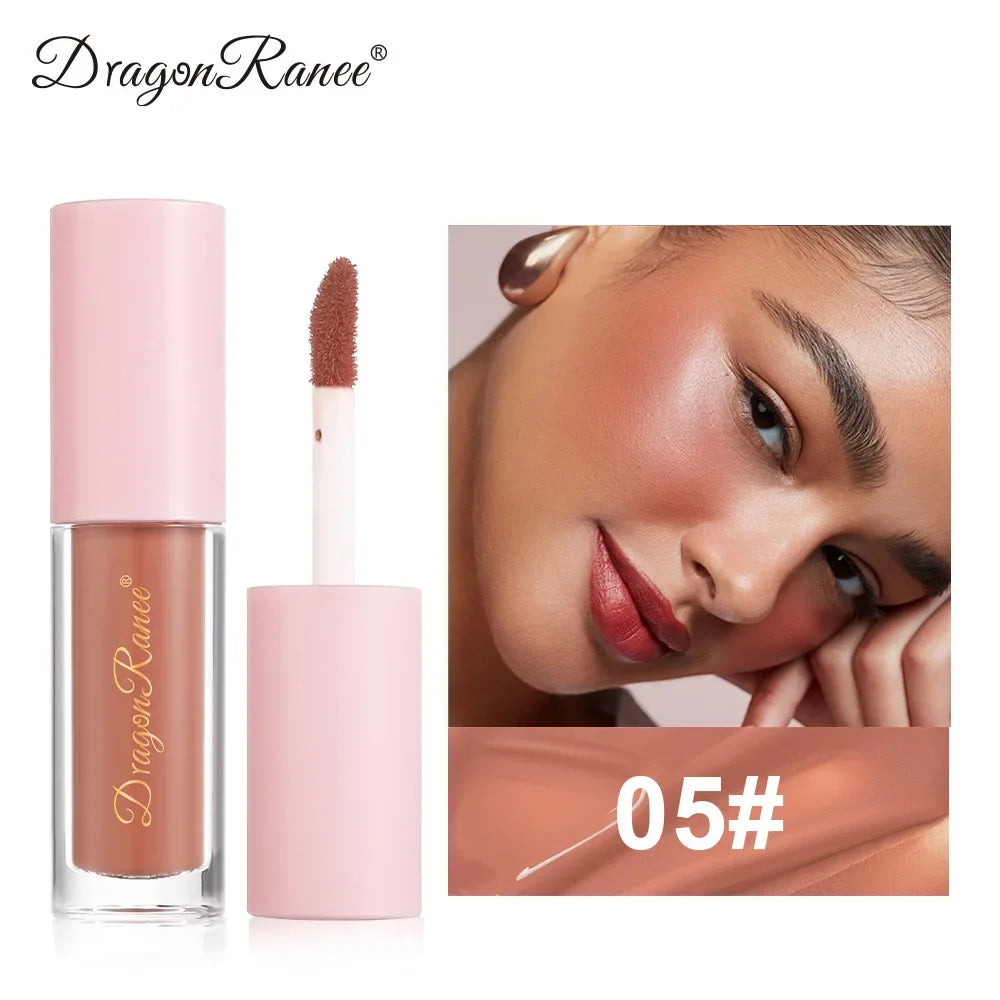 1/3Pc Mini Matte Liquid Blush 8Color Velvet Blusher Orange Peach Face Rouge Lasting Beauty Natural Cheek Tint Cream Blush Makeup