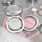 LEEINTO color-glowing high-gloss powder pearlescent powder brightens up the make-up eye shadow disc