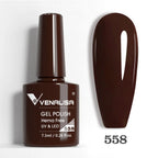 Venalisa HEMA TPO FREE 7.5ml Gel Polish Nail French Pink Jelly Nude Collection Nail Gel Polish Glitter Gorgeous Soak Off UV LED