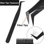 SENSE LASHES Fiber Tip Anti-slip Eyelash Tweezer Lash Isolation Tweezer Eyebrow Tweezer pinzas para extensión de pestañas