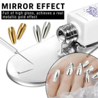 5/8/10/12ml 5D Metallic Painting Nail Gel Silver/Gold Liner Polish Mirror Chrome Effect Gel Nail Polish Soak Off UV/LED Drawing^