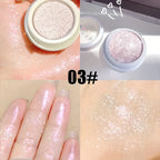 Shimmer Glitter Mashed Potatoes Highlighter Shine Highlighter Makeup Gel Face and Body Brighten Glitter Natural Contour Makeup
