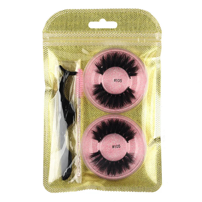 Wholesale Lashes 4/20/100pcs Fluffy 3d Mink Lashes Natural Makeup False Lashes Flase Eyelashes Lot with Cosmetic Brushes tweezer