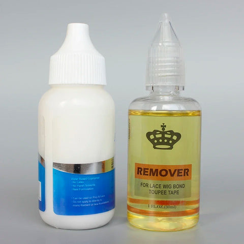 1.3oz 38ml Wig Glue Waterproof Lace Glue Strong Hold White Color Cold Front Lace Wig Glue Accessories for Frontal Closure Toupee