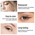 Waterproof Black Eyeliner Pencils Smudge-Proof Long-Lasting Beginner-Friendly Eye Makeup High Pigment Black White Eye Liner Pen