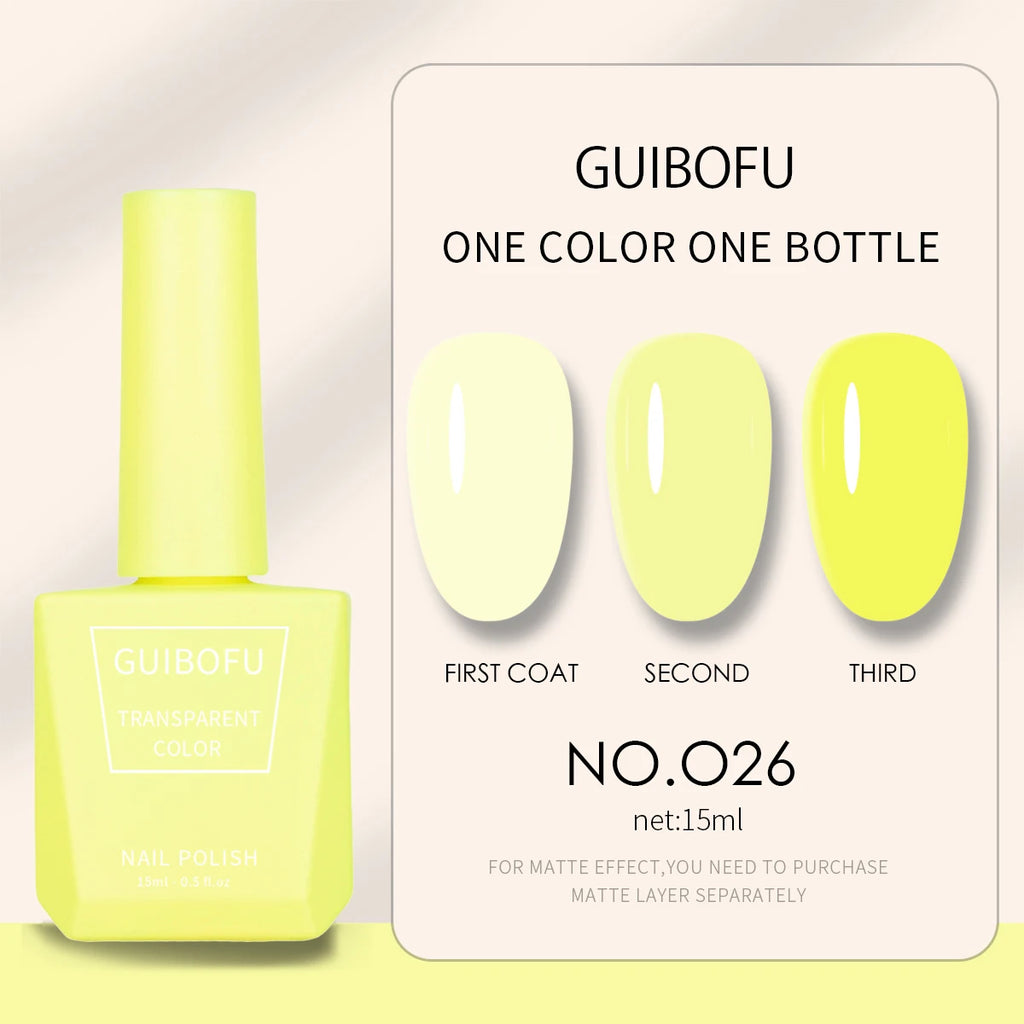 1pc 15ml Milky Jelly Nude Gel Nail Polish Transparent Colors Sheer White Pink Gel Nail Kit For Salon 68 Color
