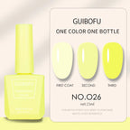 1pc 15ml Milky Jelly Nude Gel Nail Polish Transparent Colors Sheer White Pink Gel Nail Kit For Salon 68 Color