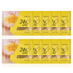 KORMESIC 24K Golden Crystal Collagen Lip Mask Moisturizing Plump Lips Gel Masks Nourishing Hydrating Lip Plumper Lips Skin Care