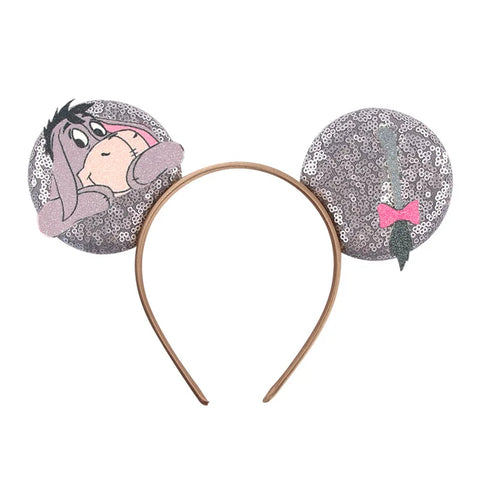 Boys Disney Mouse Ears Headbands Mickey Mouse Hairband With No Bow Party Festival Cosplay Christmas Birthdays Hair Accessories