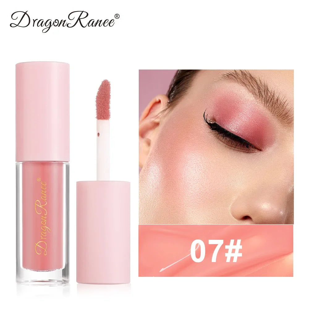 1/3Pc Mini Matte Liquid Blush 8Color Velvet Blusher Orange Peach Face Rouge Lasting Beauty Natural Cheek Tint Cream Blush Makeup
