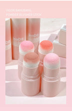 Double-ended Blush Stick Soft Face Brightening Contouring Shadow Blusher Powder Peach Pink Cheek Tint Korean Makeup Cosmetics