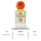 Osmanthus, Peony, and Pomegranate Fragrance Perfume for Women - Crystal Diamond Series, Light and Elegant Scent parfum