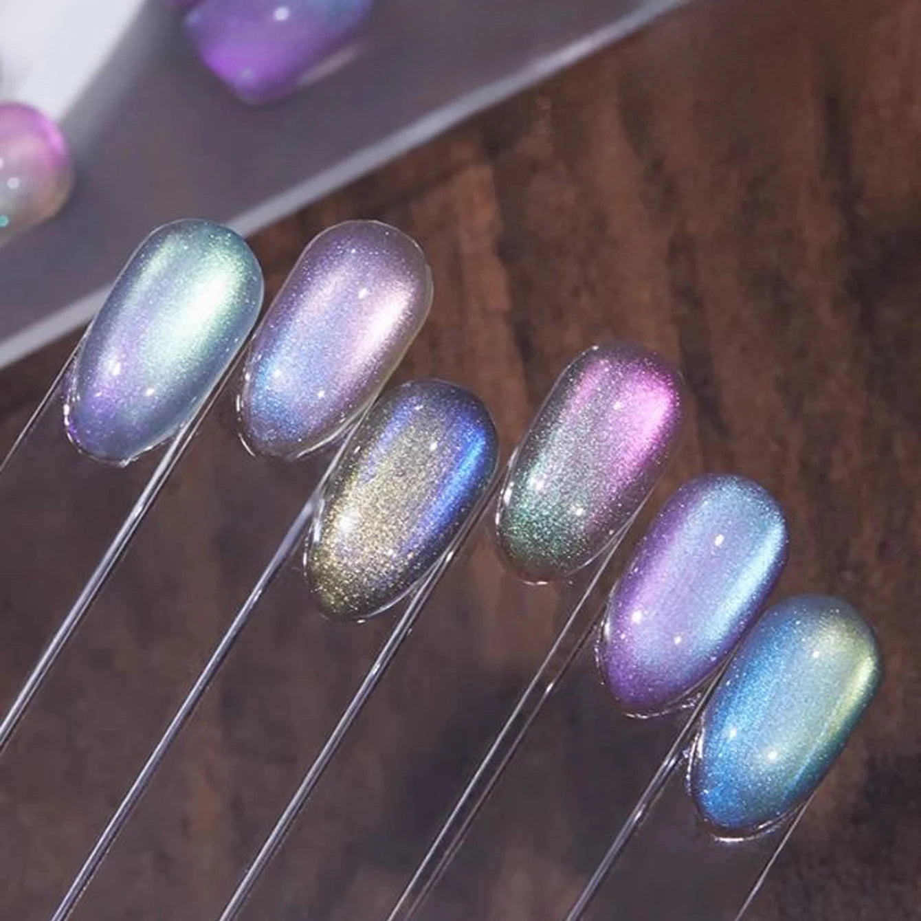 12ML 1-6PCS Popular Winter Internet Celebrity Hot-selling Northern Lights Cat Eye Magnet Gel Nail Polish Nail Art Nail Supplies