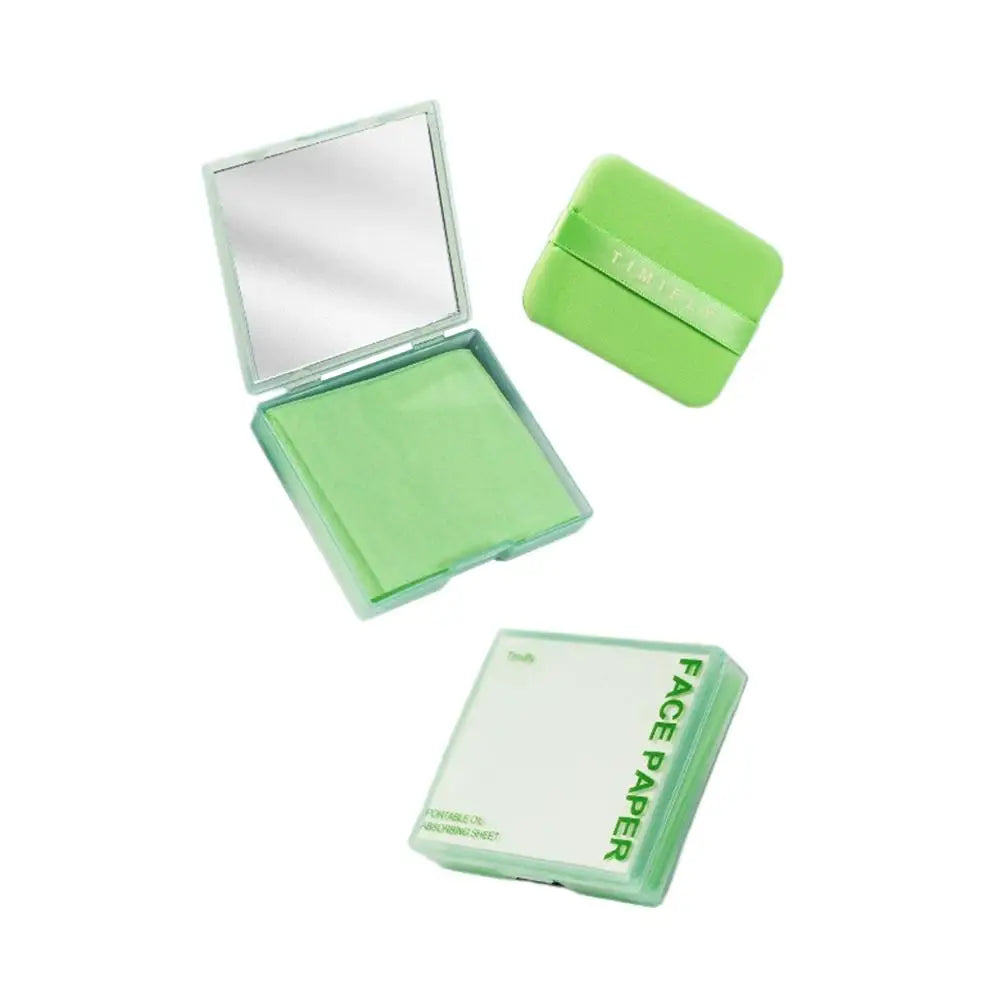 100Pcs Face Oil Absorbing Paper Protable Facial Control Wipes Oily Face Blotting Matting Tissue Makeup Facial Clean