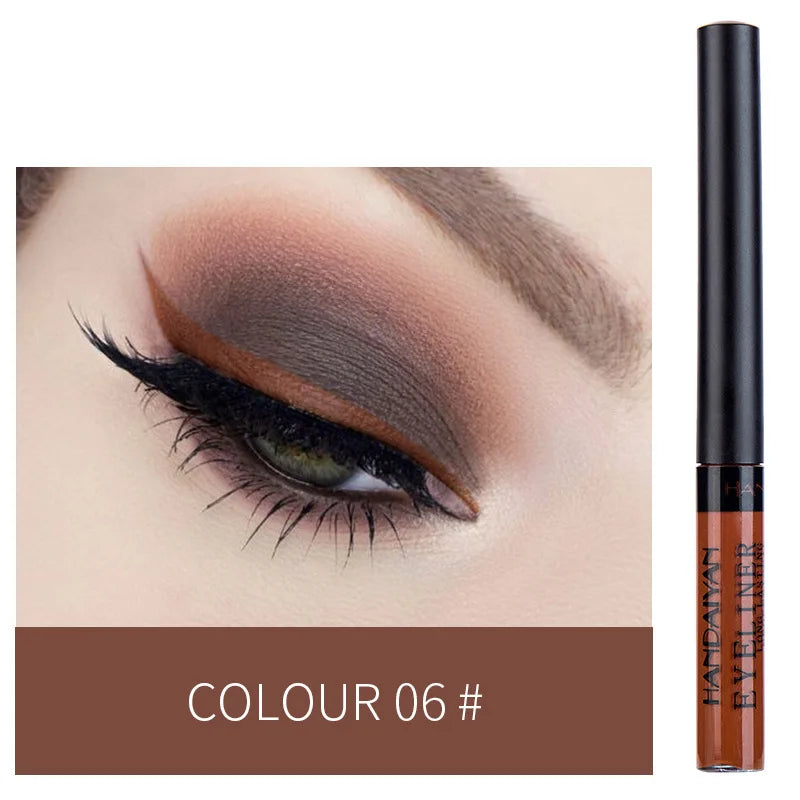 Waterproof Matte Liquid Eyeliner Long Lasting Quick Dry Non Smudging UV Luminous Gel Makeup for Smokey Eyes